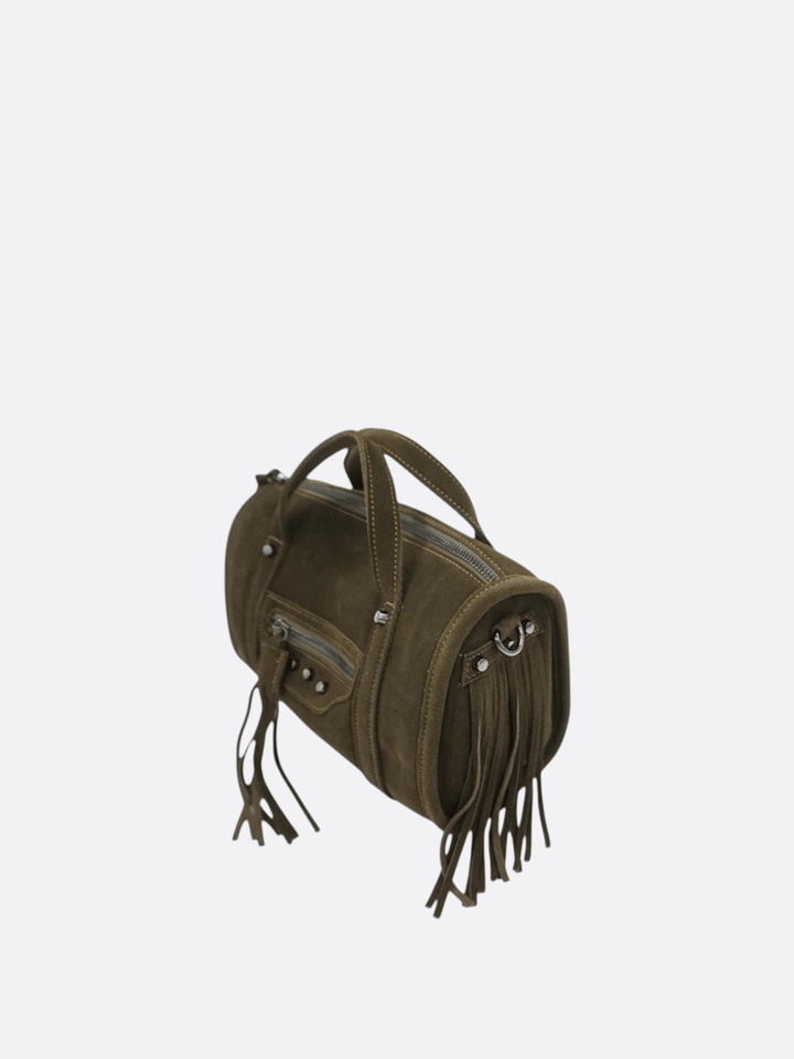 Sac à main daim vert