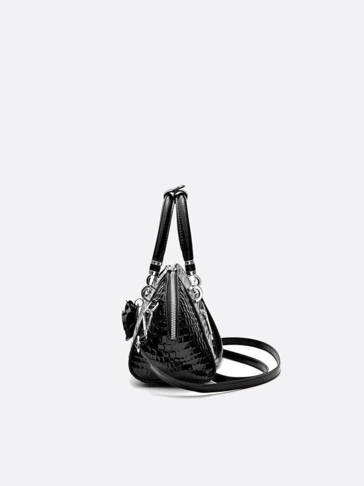 Sac à main effet croco <br>Marzio