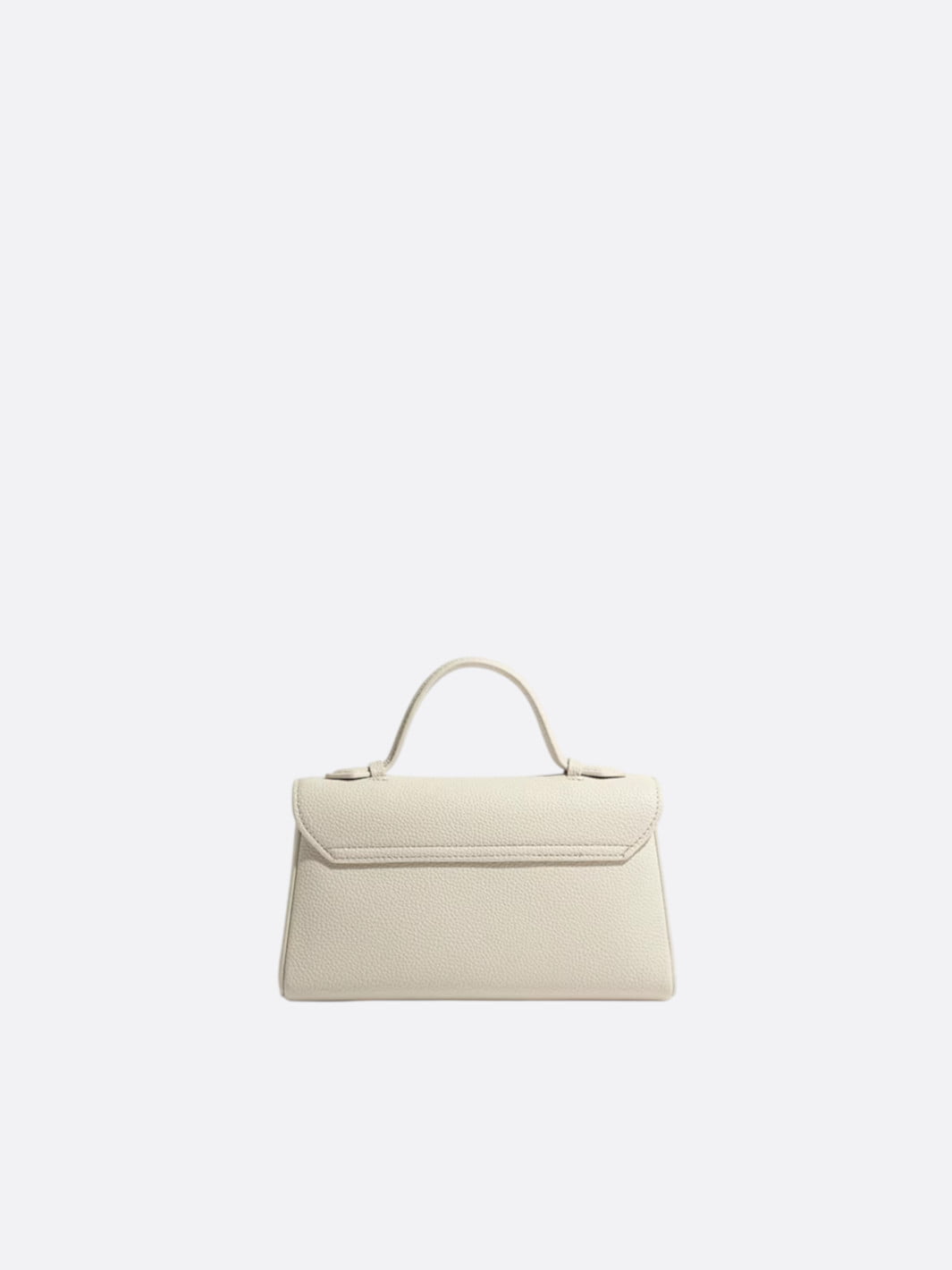 Grained leather handbag <br>Lysia
