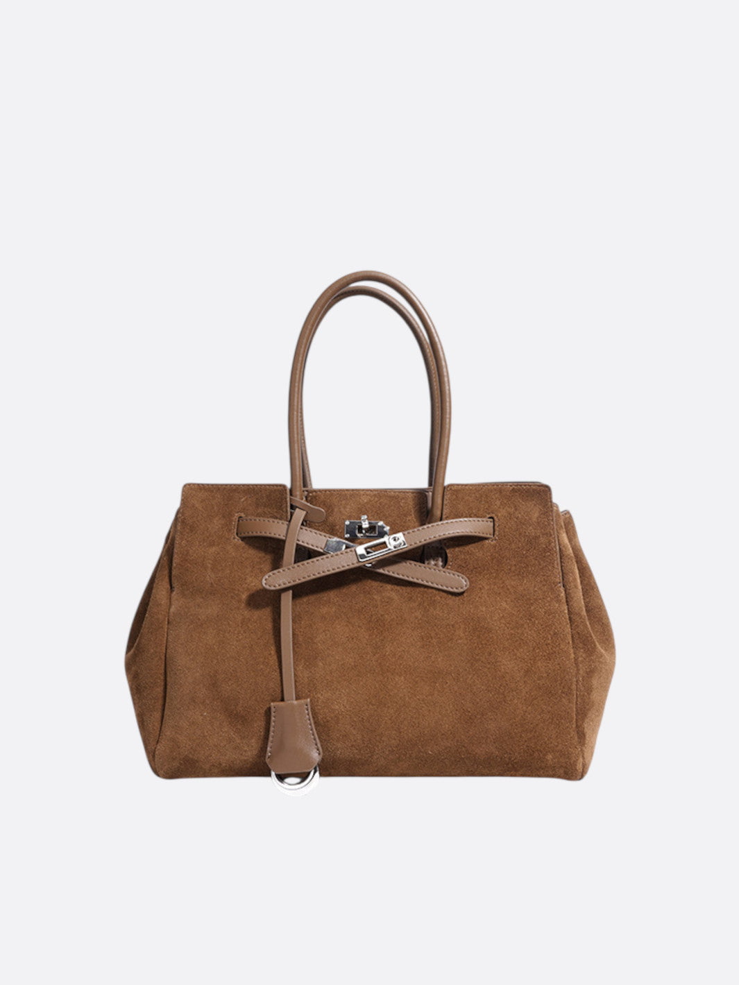 Sac à main daim marron