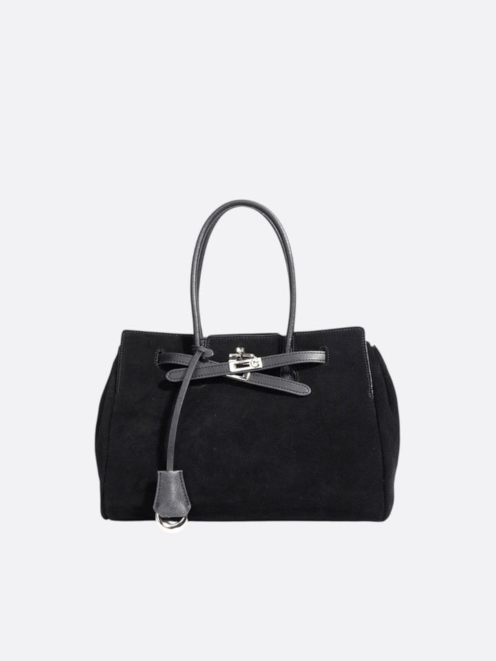 Sac à main daim noir