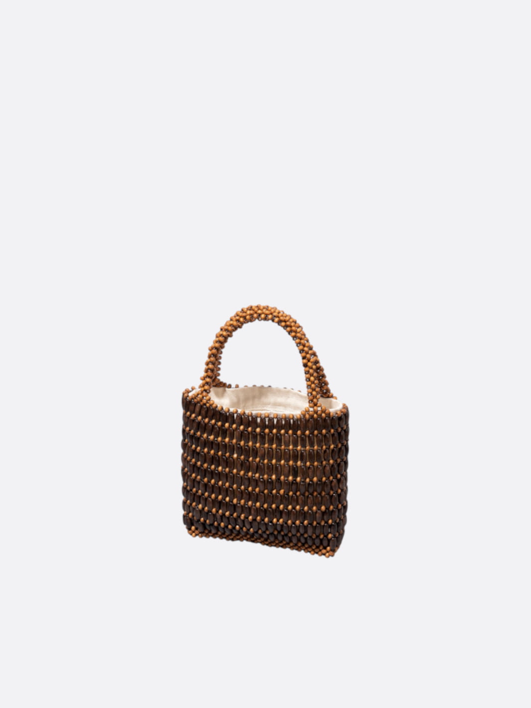 sac perle bois