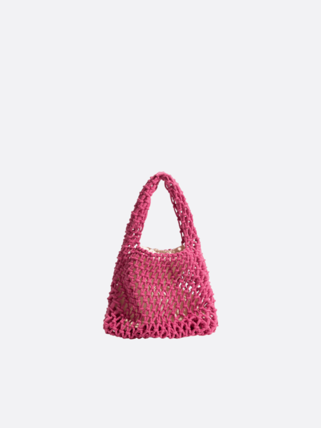 sac à main filet rose