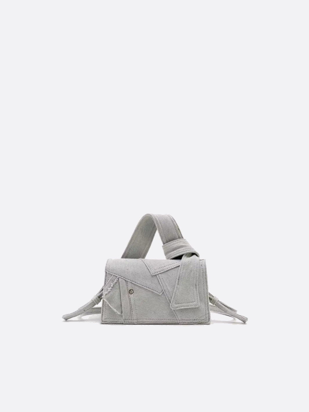 sac à main jean gris