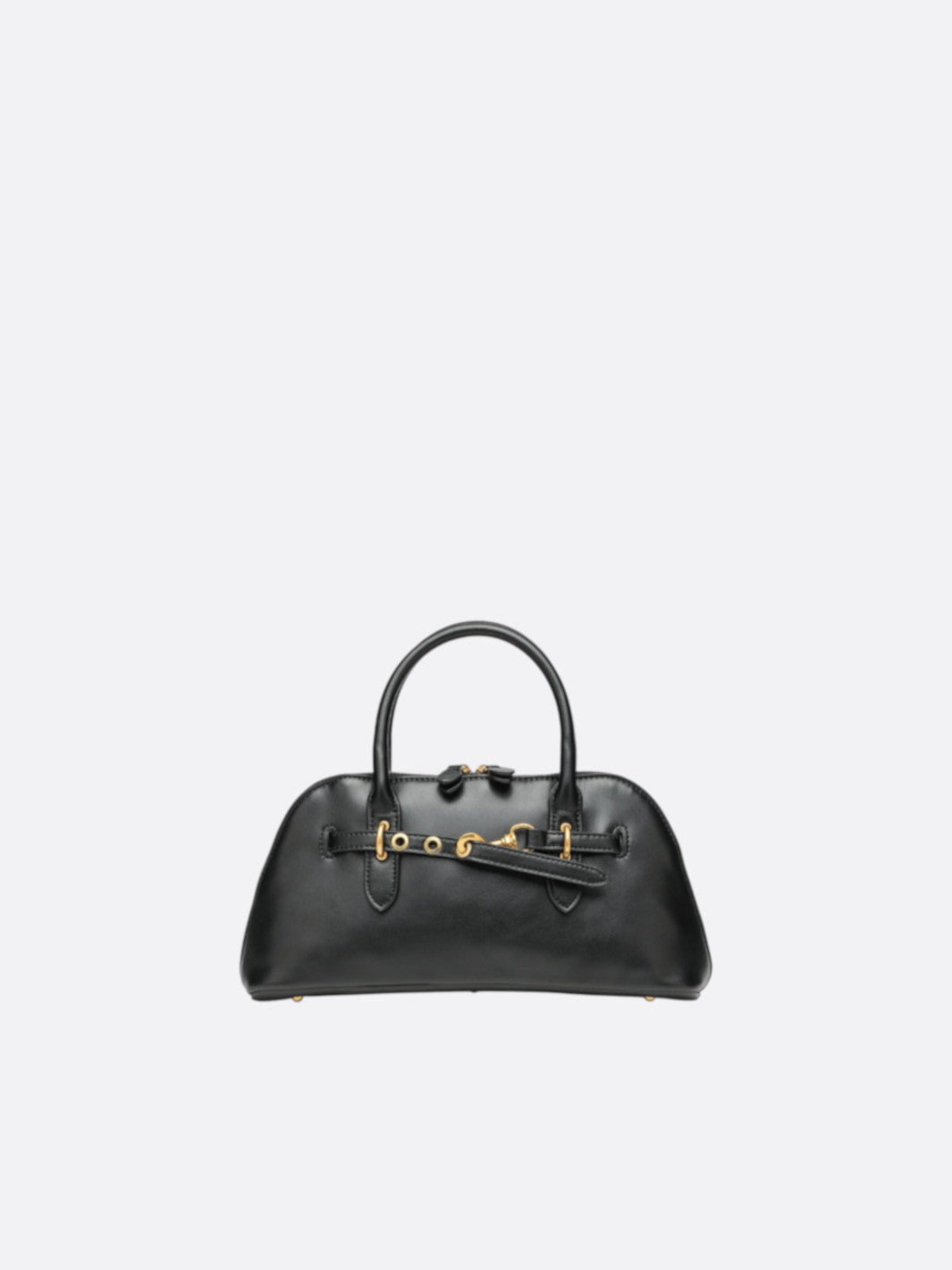 Sac à main rétro noir