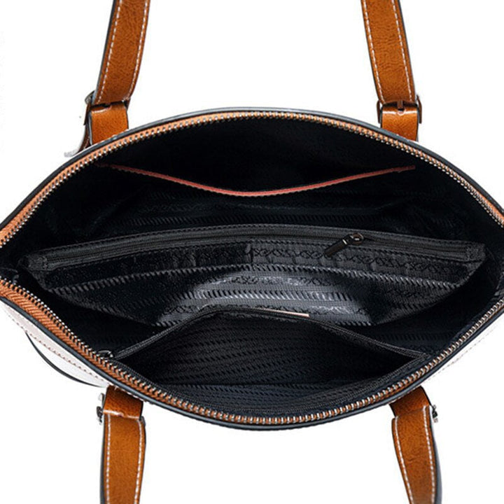 Retro leather handbag 