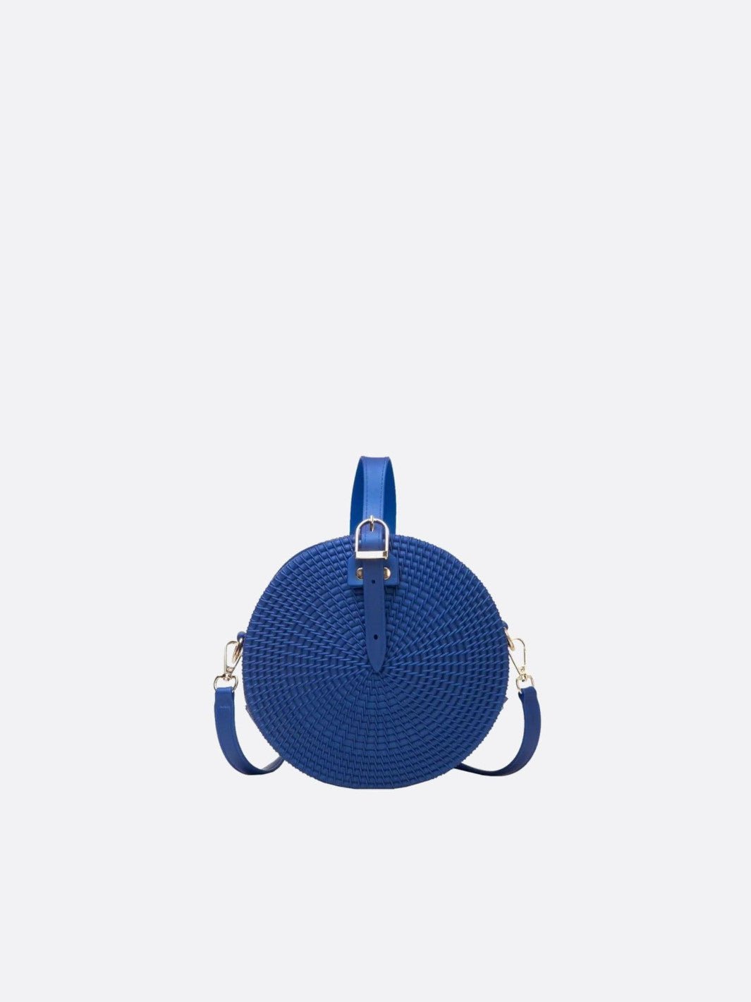 Sac cuir bleu