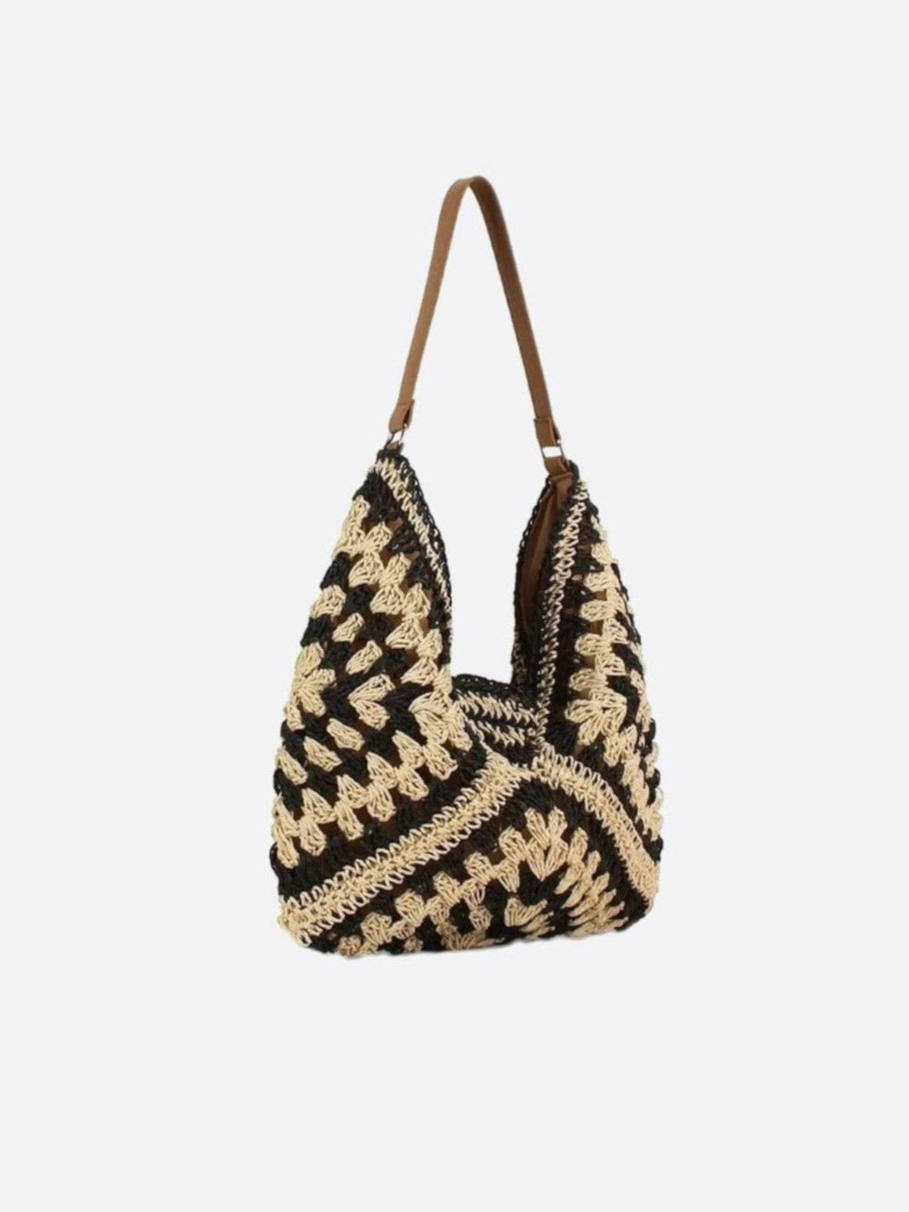 Sac crochet paille