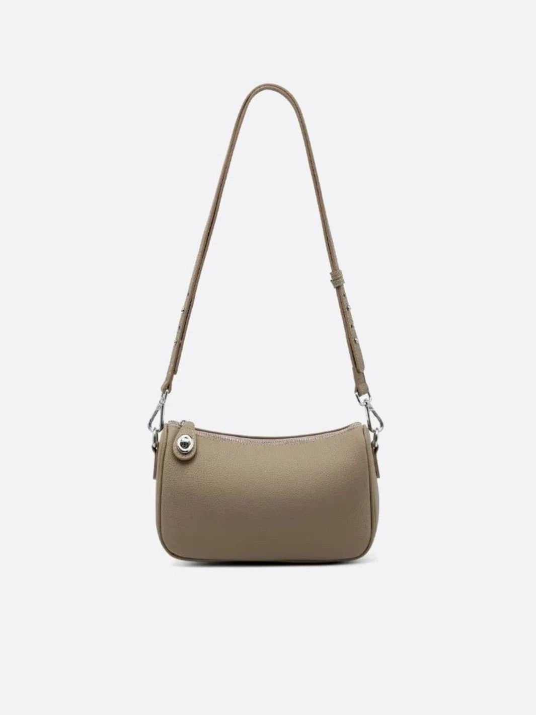 Sac bandoulière cuir kaki