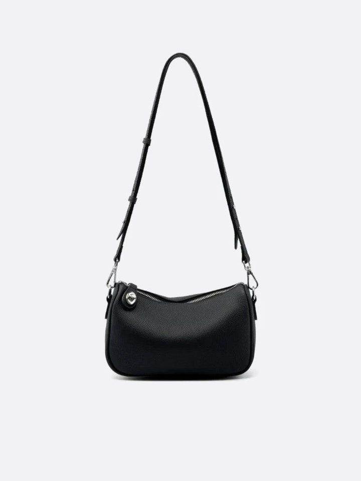 Sac bandoulière cuir noir
