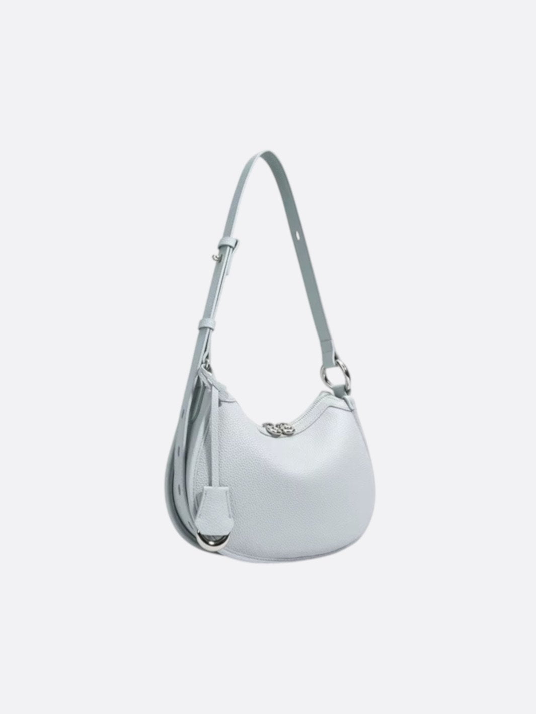 Sac bandoulière demi-lune cuir