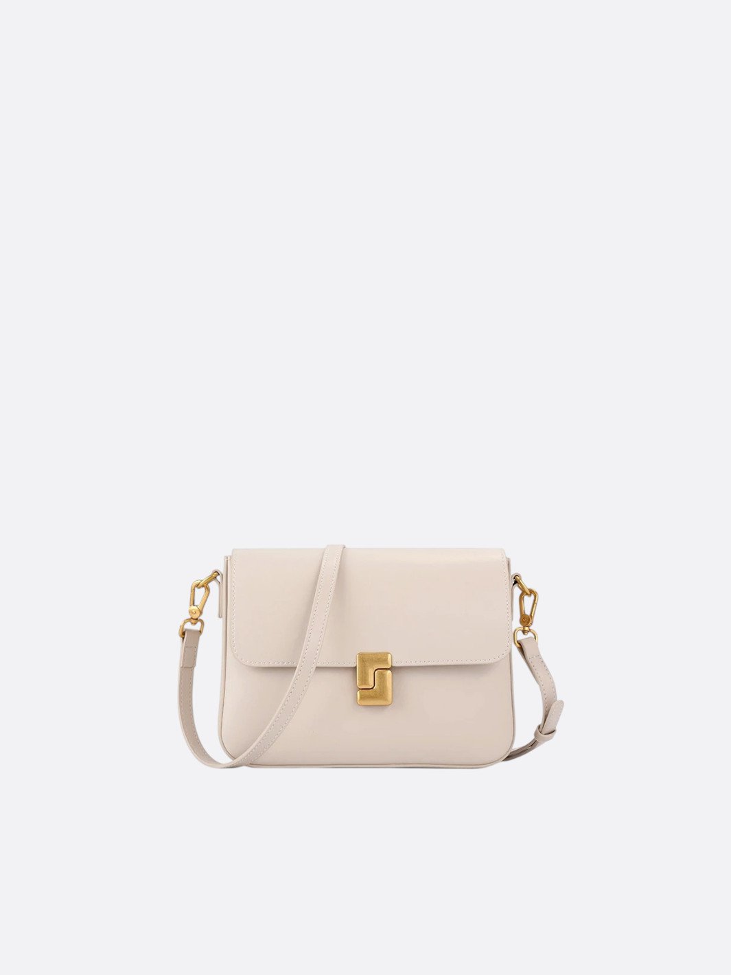 sac bandoulière cuir blanc