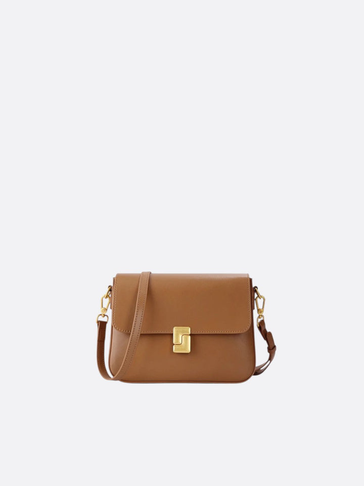 sac bandoulière cuir camel