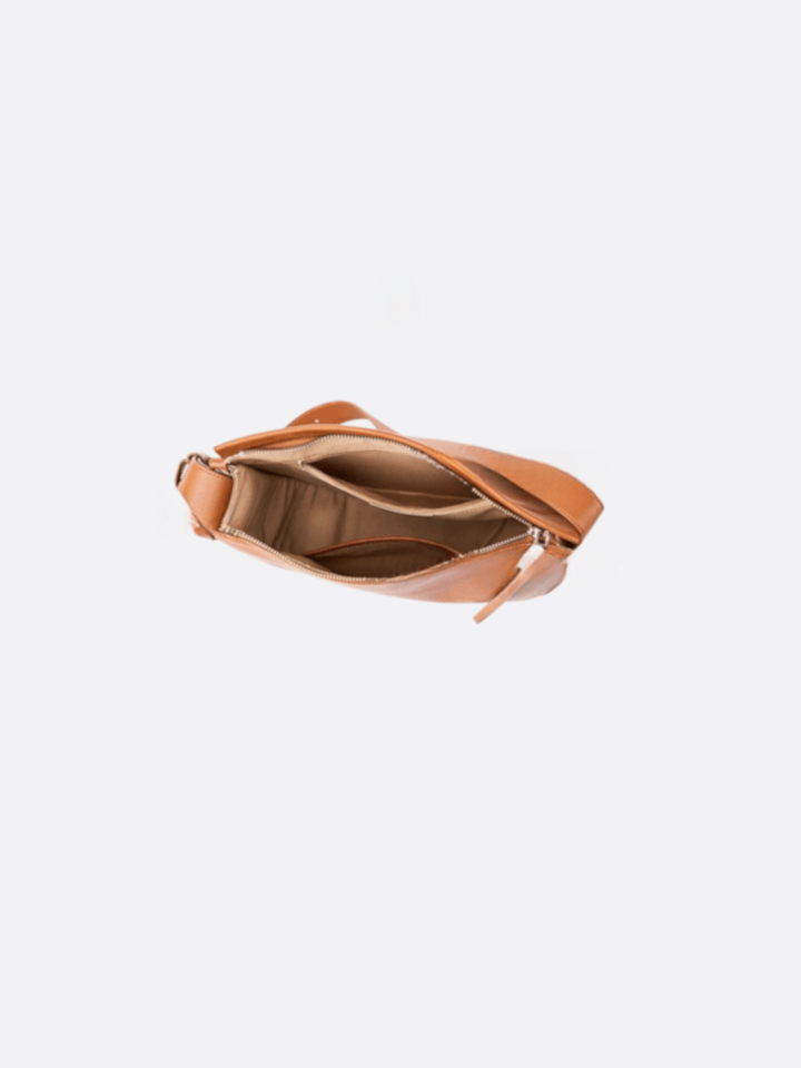 Sac bandoulière en cuir souple <br>Célian
