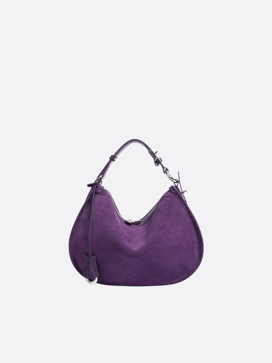 sac bandoulière daim pourpre