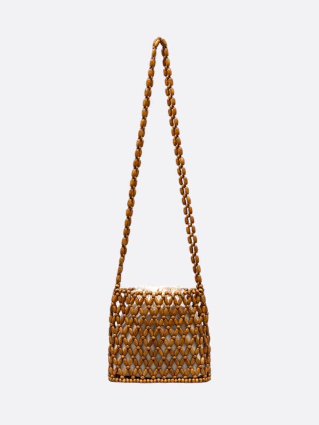 sac perle marron clair