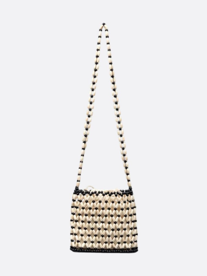 sac perle noir et blanc