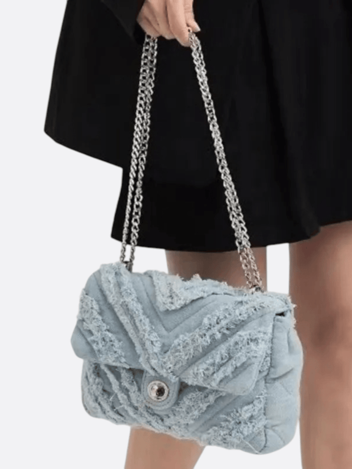 Sac bandoulière jean femme