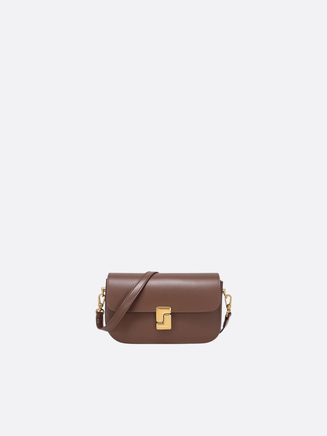 sac bandoulière rectangulaire cuir maaron