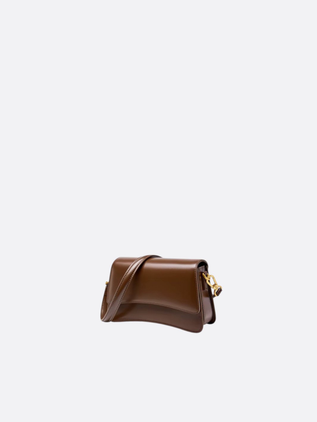 sac bandoulière trapèze cuir marron