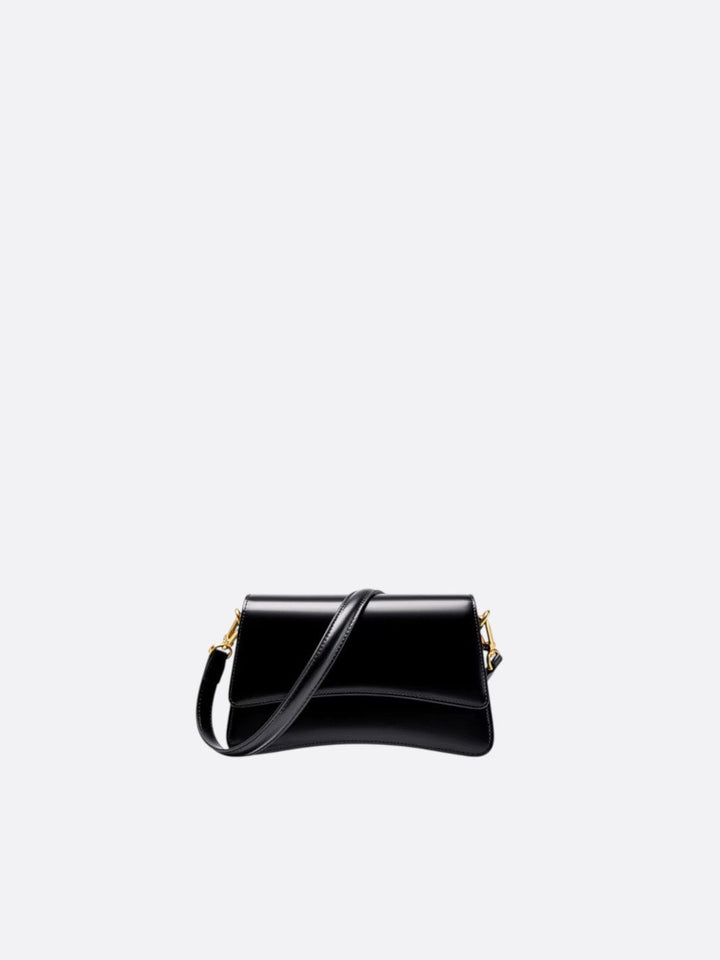 sac bandoulière trapèze noir