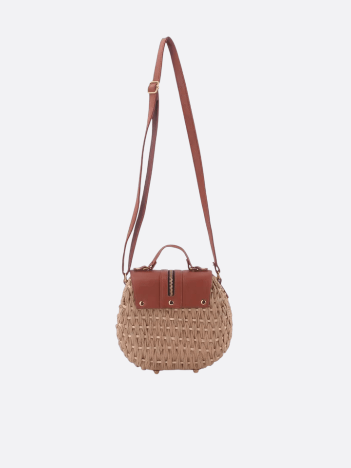 Sac besace paille <br>Riva