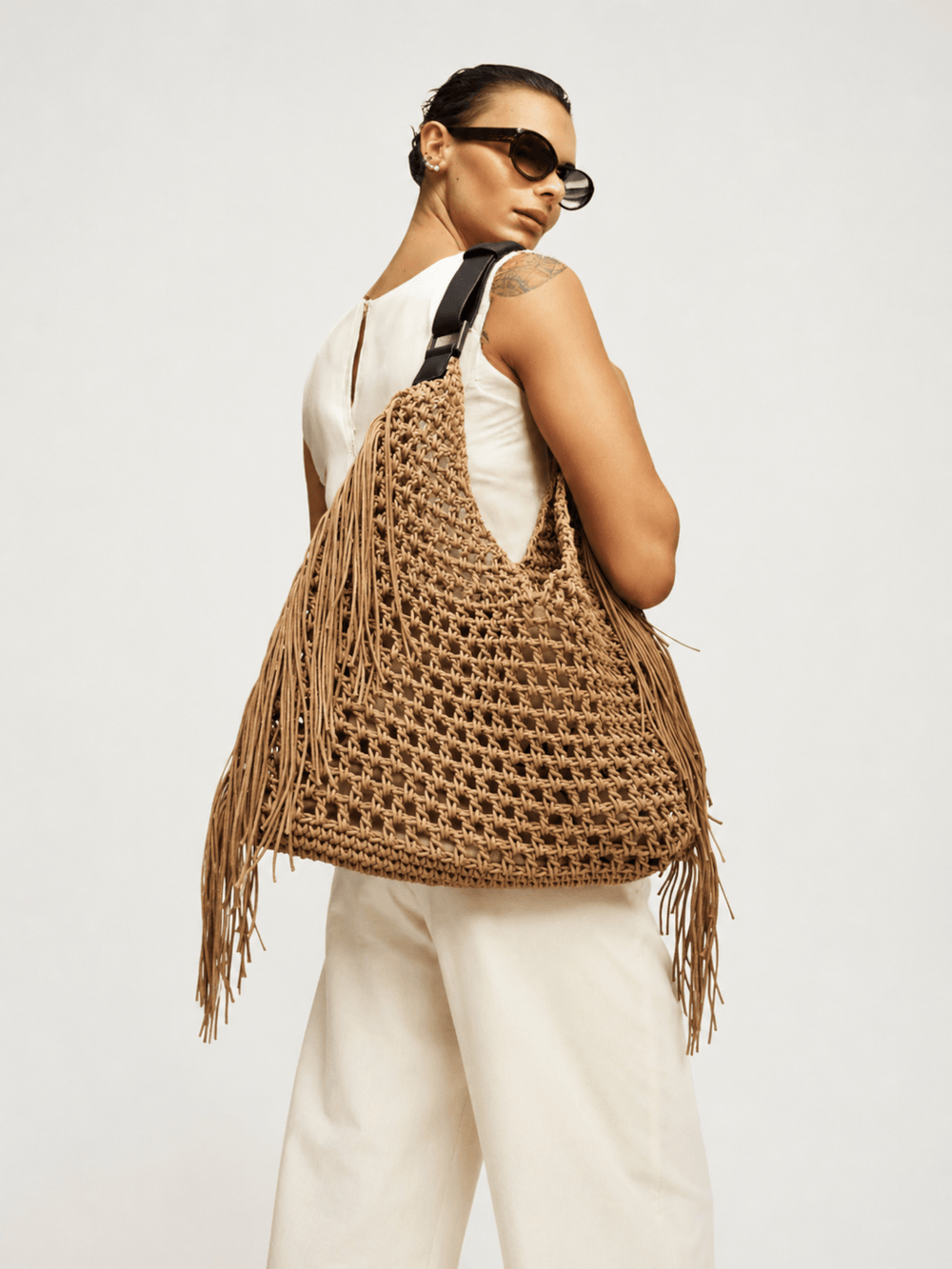 sac paille femme