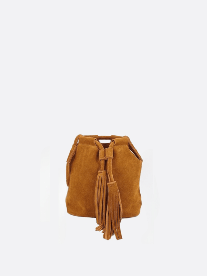 Sac bourse daim camel