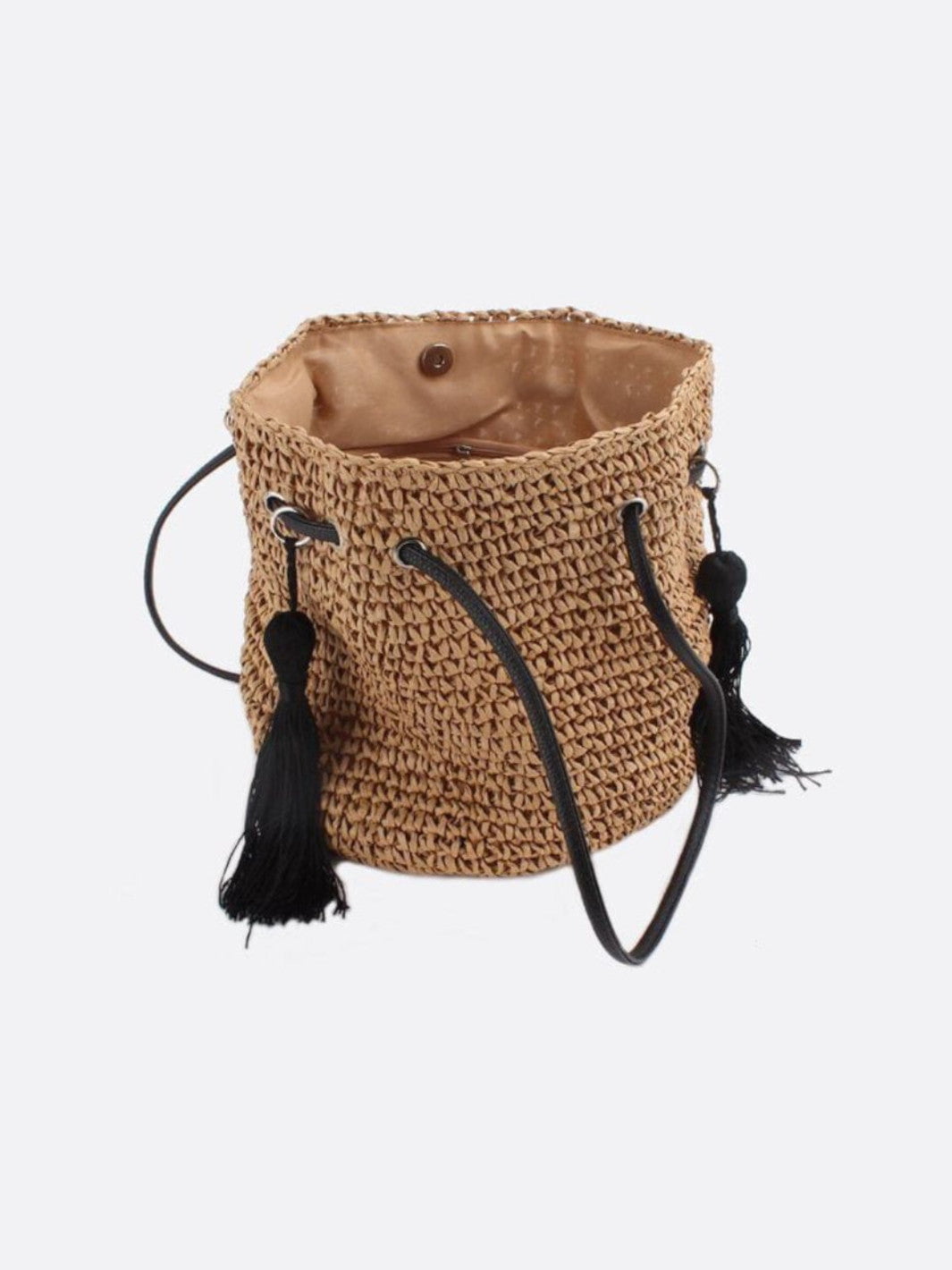 Sac bourse en paille <br>Lunaris