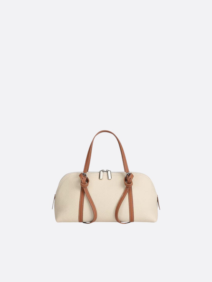 sac bowling cuir grainé