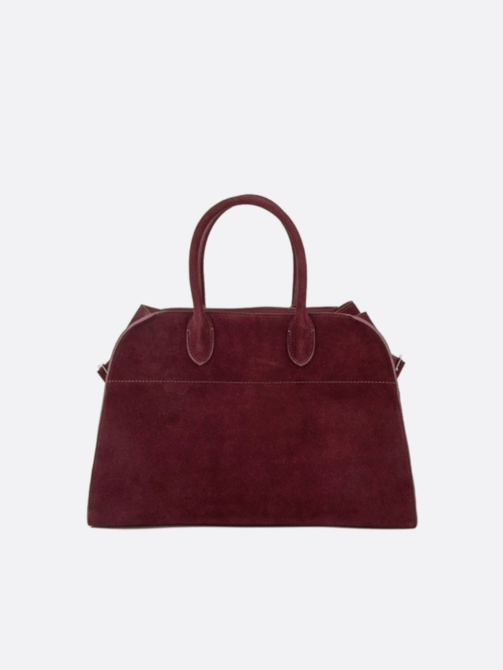 sac bowling daim bordeaux