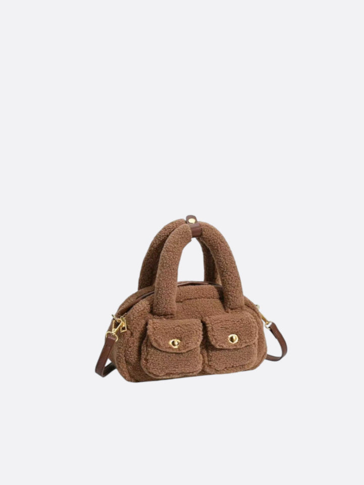 sac moumoute marron femme