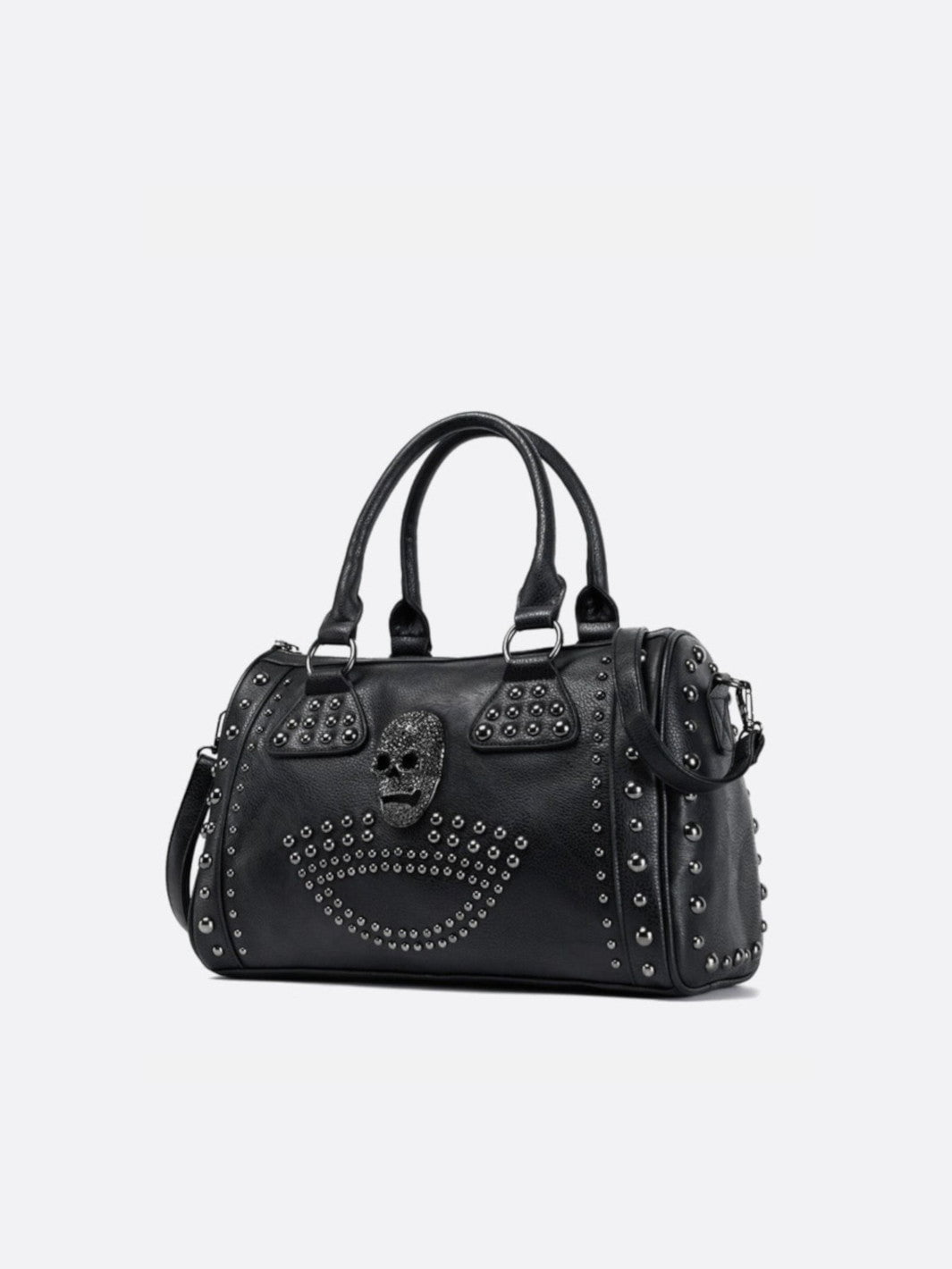 Sac bowling clouté noir