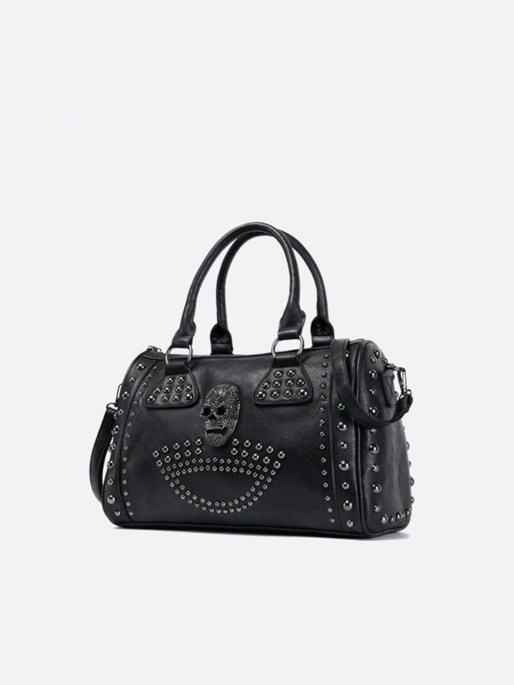Sac bowling clouté noir
