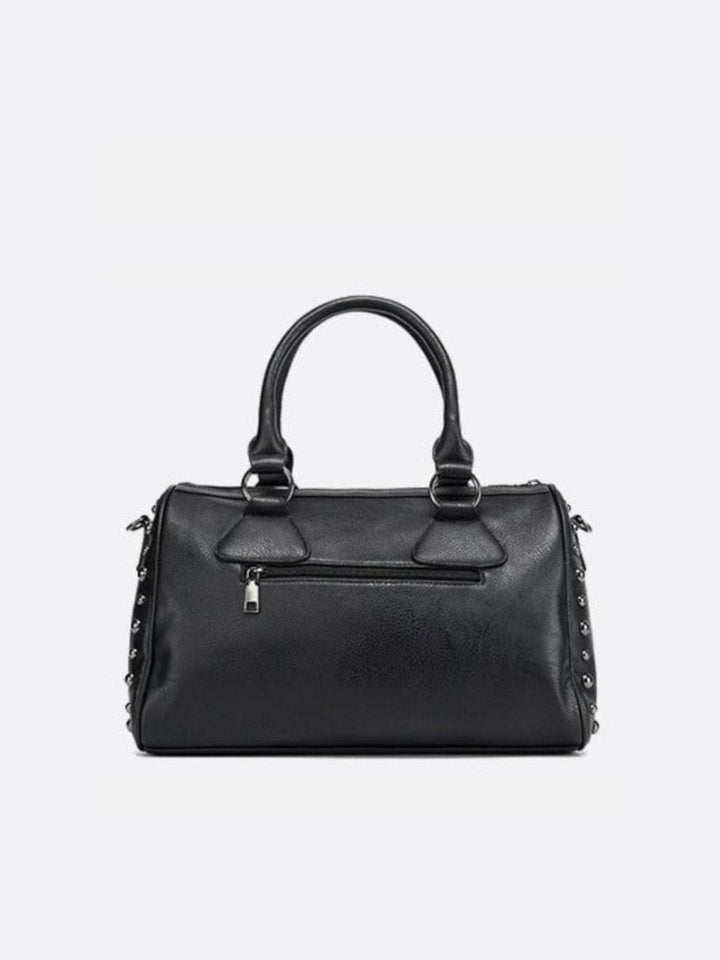 Sac bowling noir clouté <br>Valmor