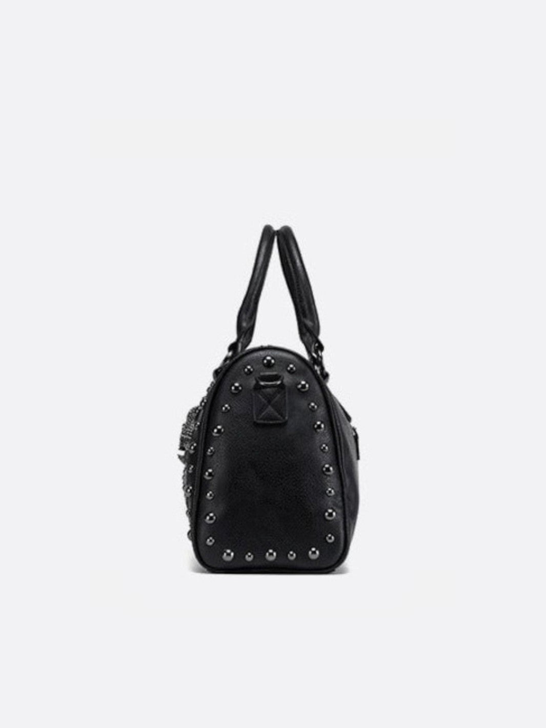 Sac bowling noir clouté <br>Valmor