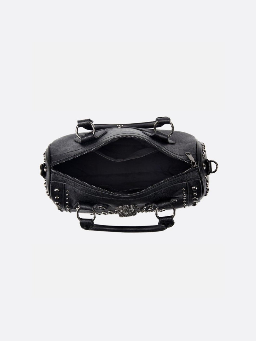 Sac bowling noir clouté <br>Valmor