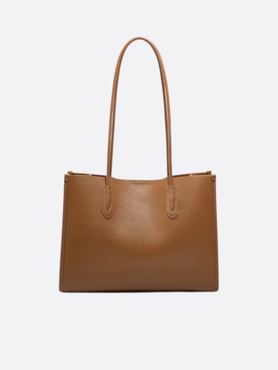 sac cabas cuir marron