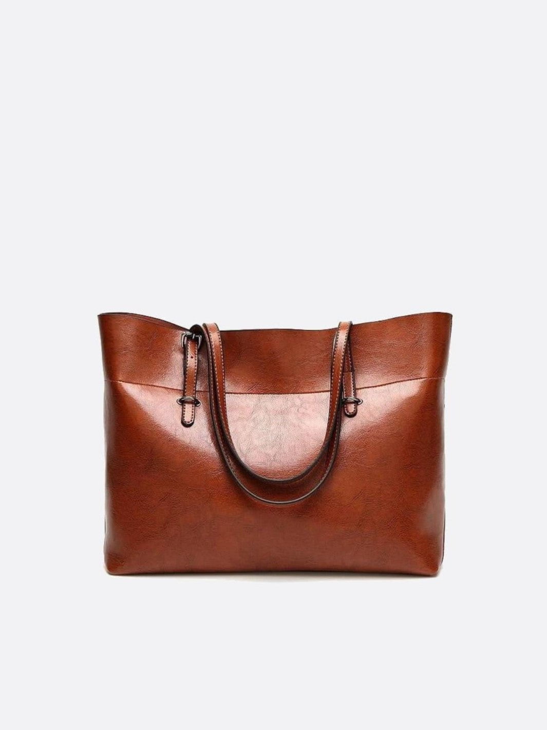Sac cabas cuir camel