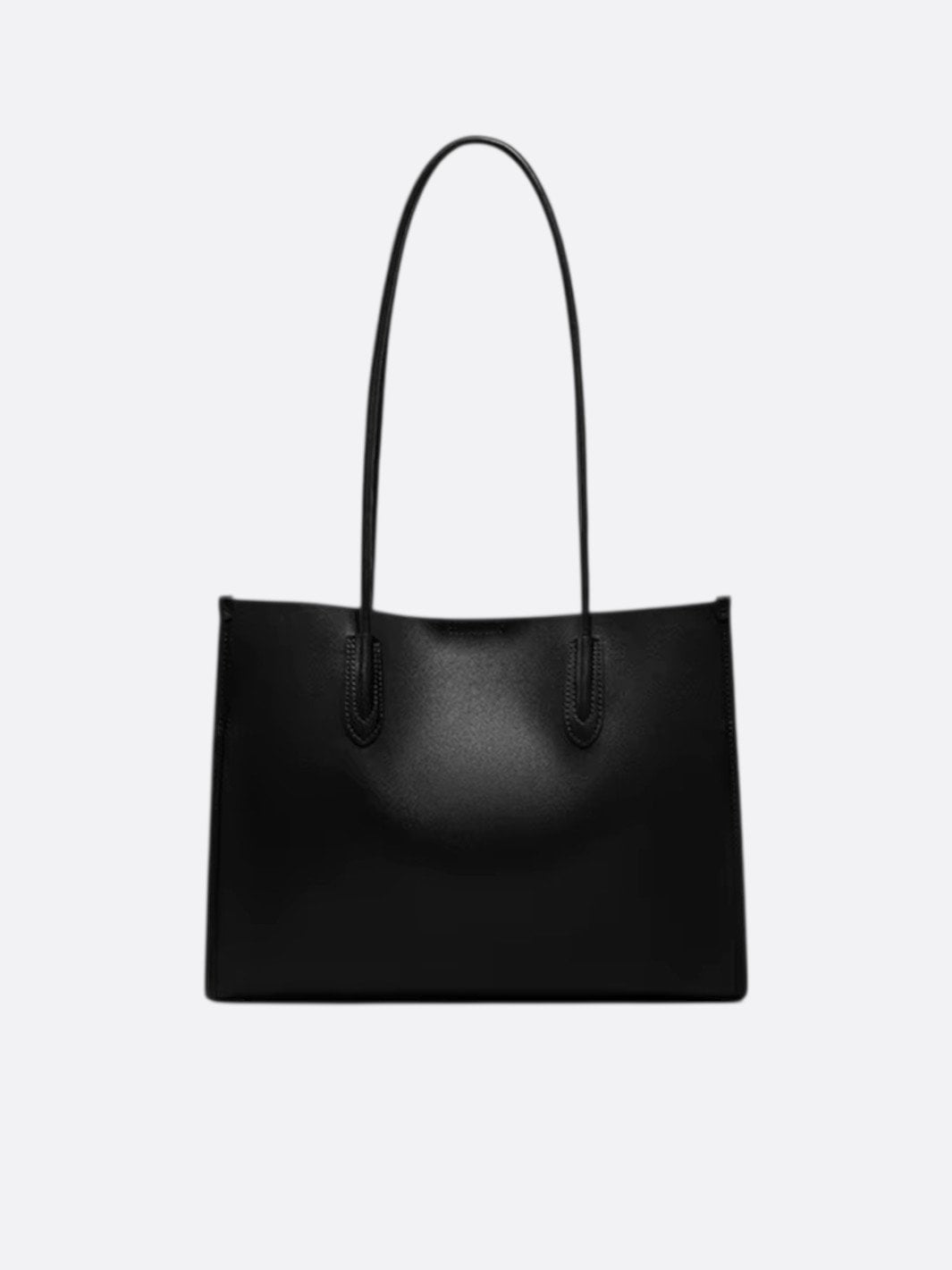 sac cabas cuir noir