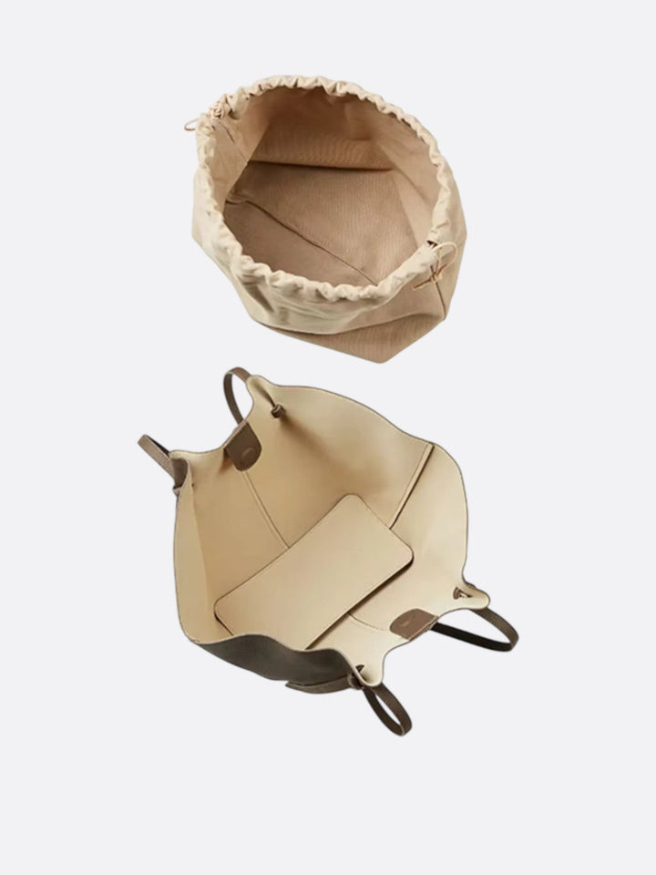 Sac cabas cuir rigide <br>Corbel