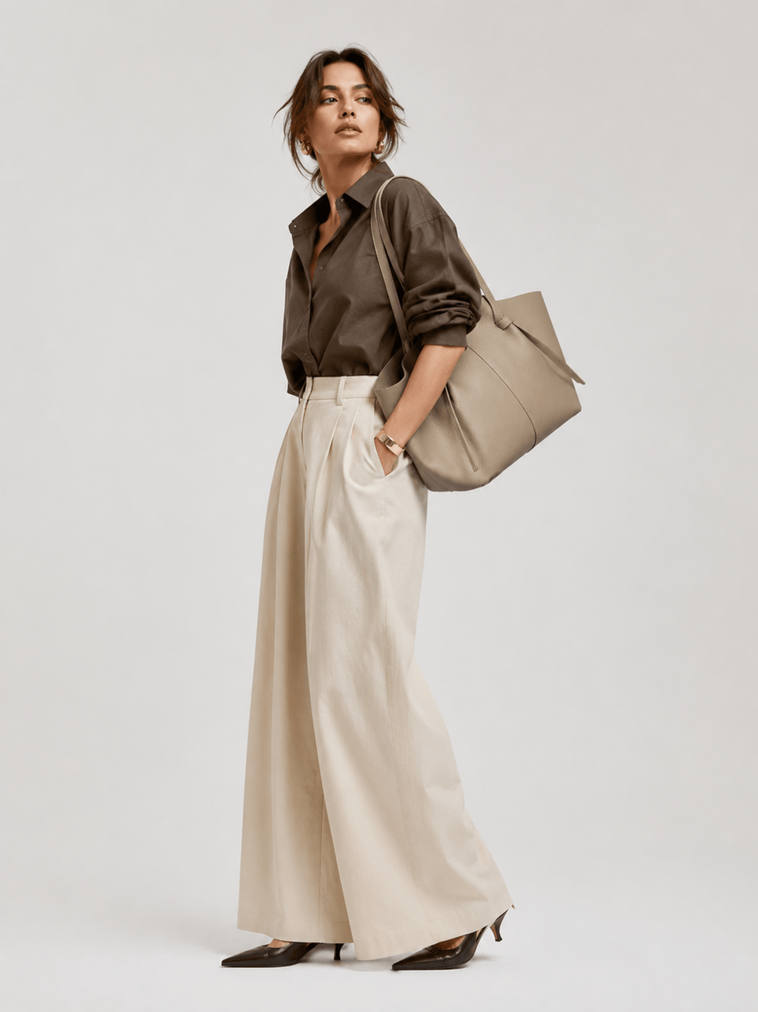 sac cabas cuir femme