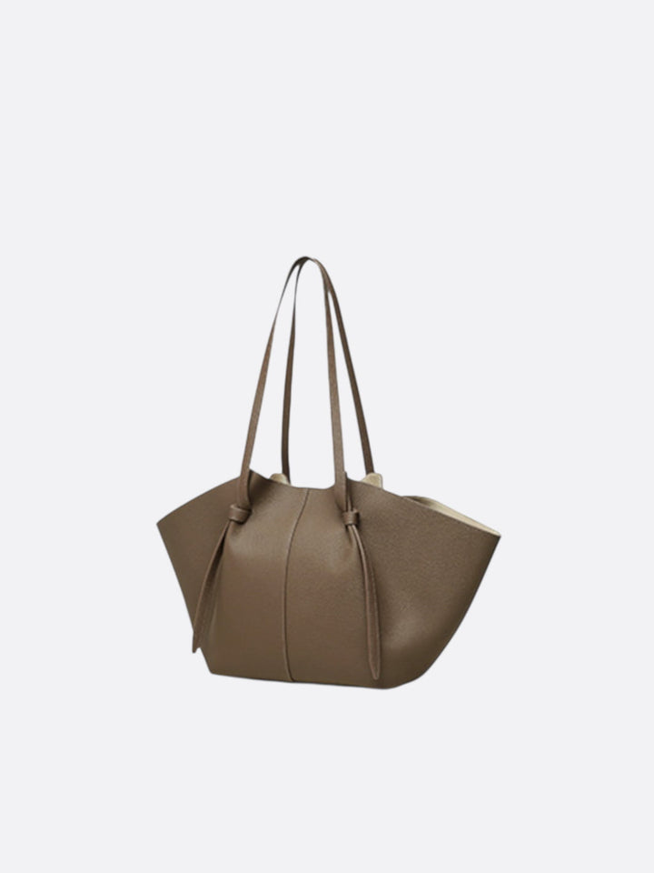 Sac cabas cuir marron