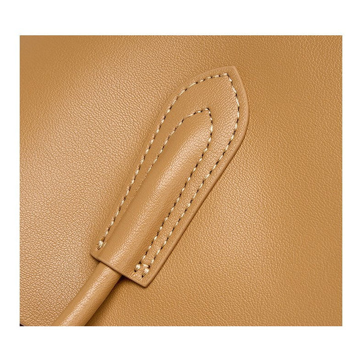 Genuine leather tote bag