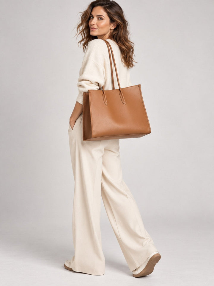 sac cabas cuir femme