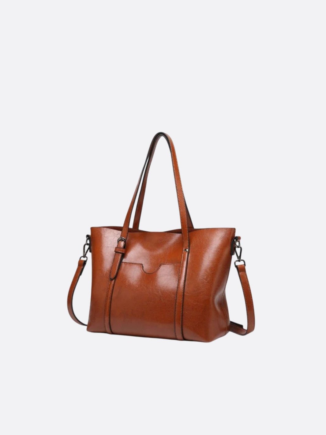 sac cabas cuir camel