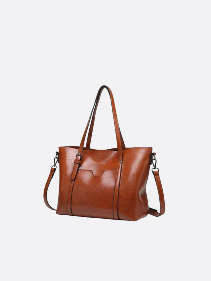 sac cabas cuir camel