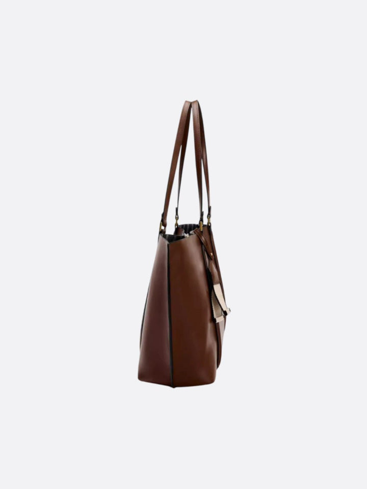 Sac cabas en cuir lisse <br>Ambrine