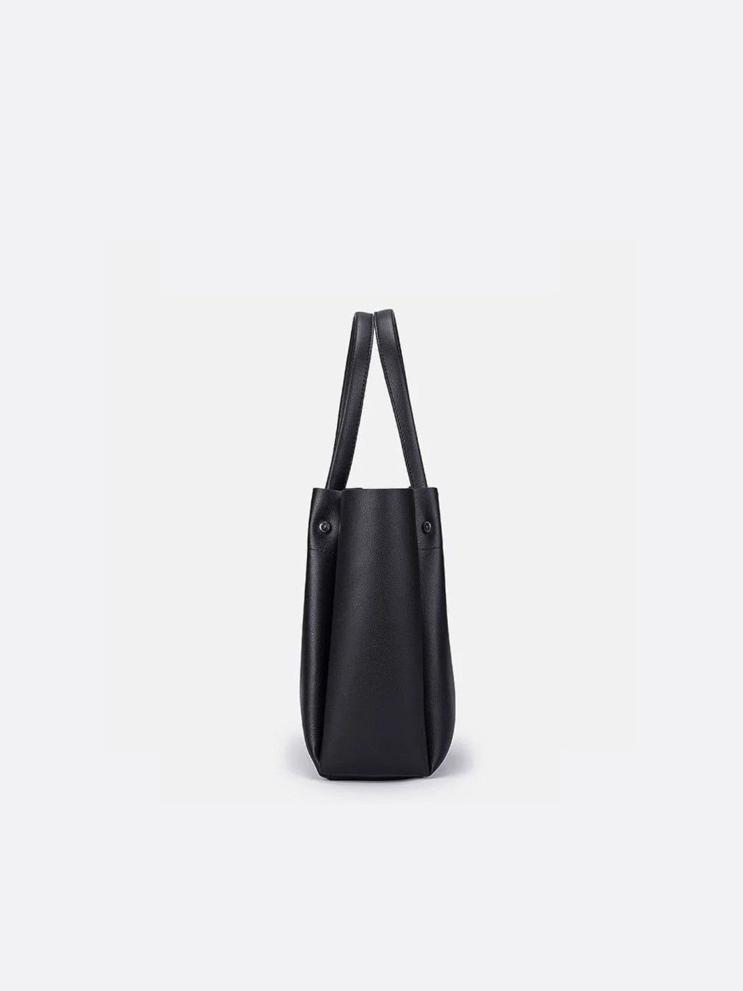 Sac cabas en cuir noir <br>Néris