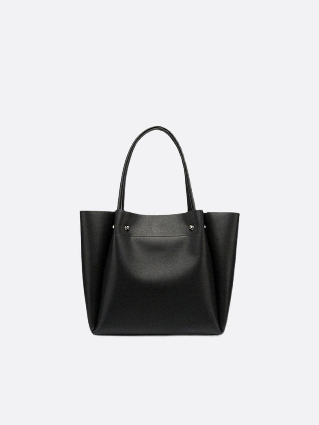 Sac cabas cuir noir